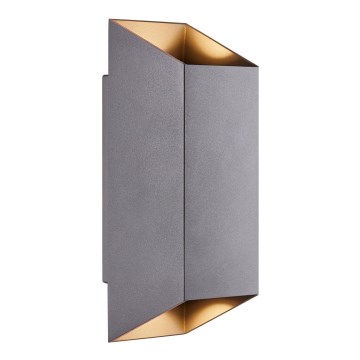 Nordlux - Vägglampa för utomhusbruk NICO 2xGU10/35W/230V IP54 antracit
