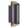 Nordlux - Vägglampa för utomhusbruk NICO 2xGU10/35W/230V IP54 svart