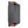 Nordlux - Vägglampa för utomhusbruk NICO 2xGU10/35W/230V IP54 svart