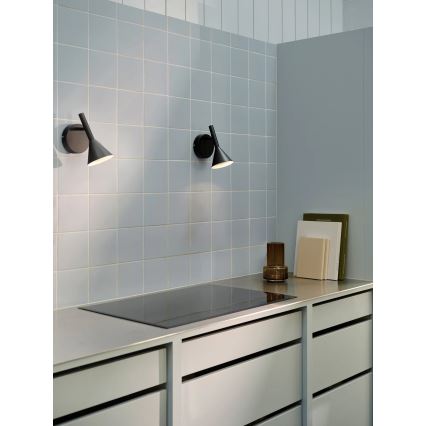 Nordlux - Vägglampa KELVIS 1xGU10/12W/230V svart
