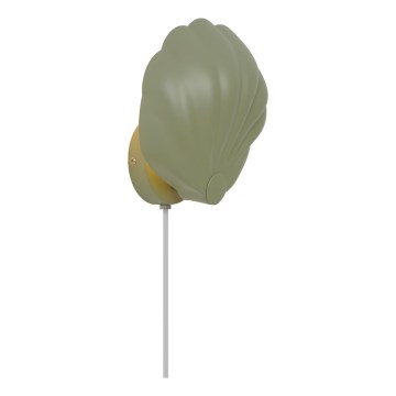 Nordlux - Vägglampa KONCHI 1xE14/25W/230V grön