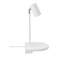 Nordlux - Vägglampa med hylla CODY 1xGU10/15W/230V vit