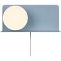 Nordlux - Vägglampa med hylla LILIBETH 1xE14/25W/230V blå