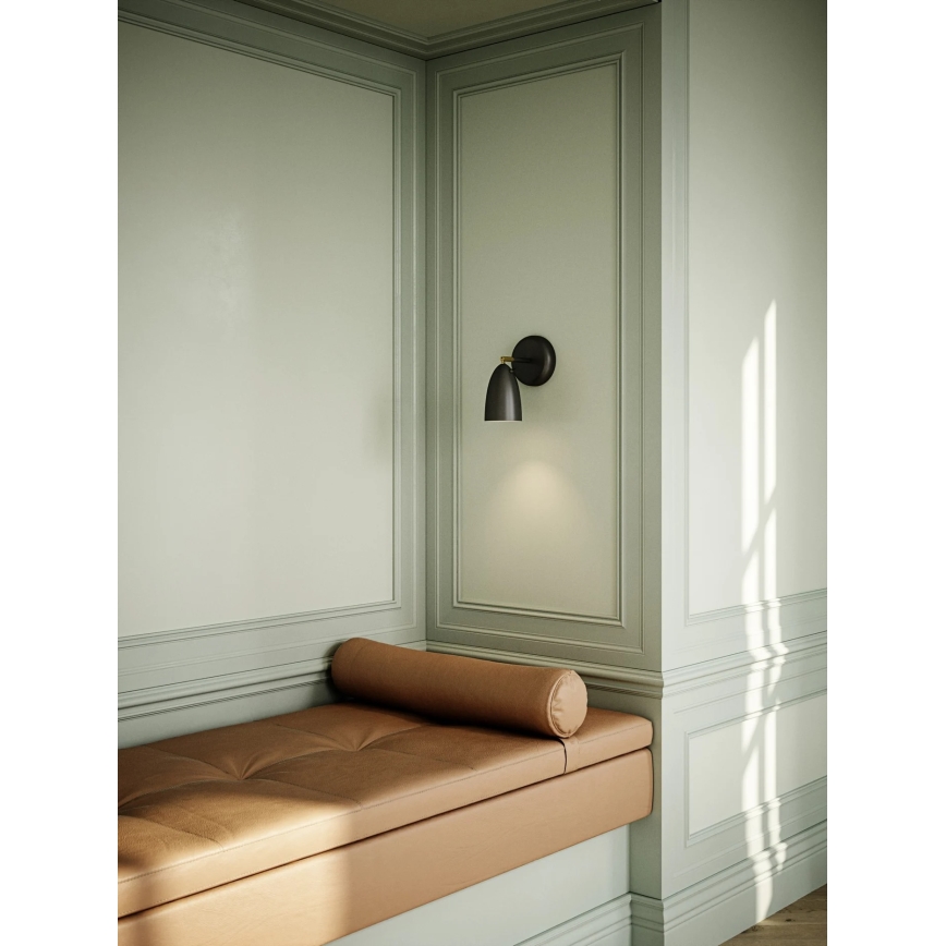 Nordlux - Vägglampa NEXUS 1xGU10/6W/230V svart