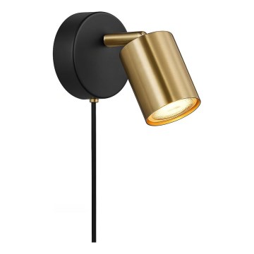 Nordlux - Väggspotlight EXPLORE 1xGU10/7W/230V mässing