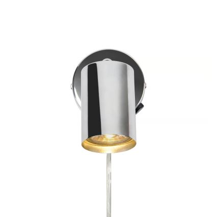 Nordlux - Väggspotlight EXPLORE 1xGU10/7W/230V skinande krom