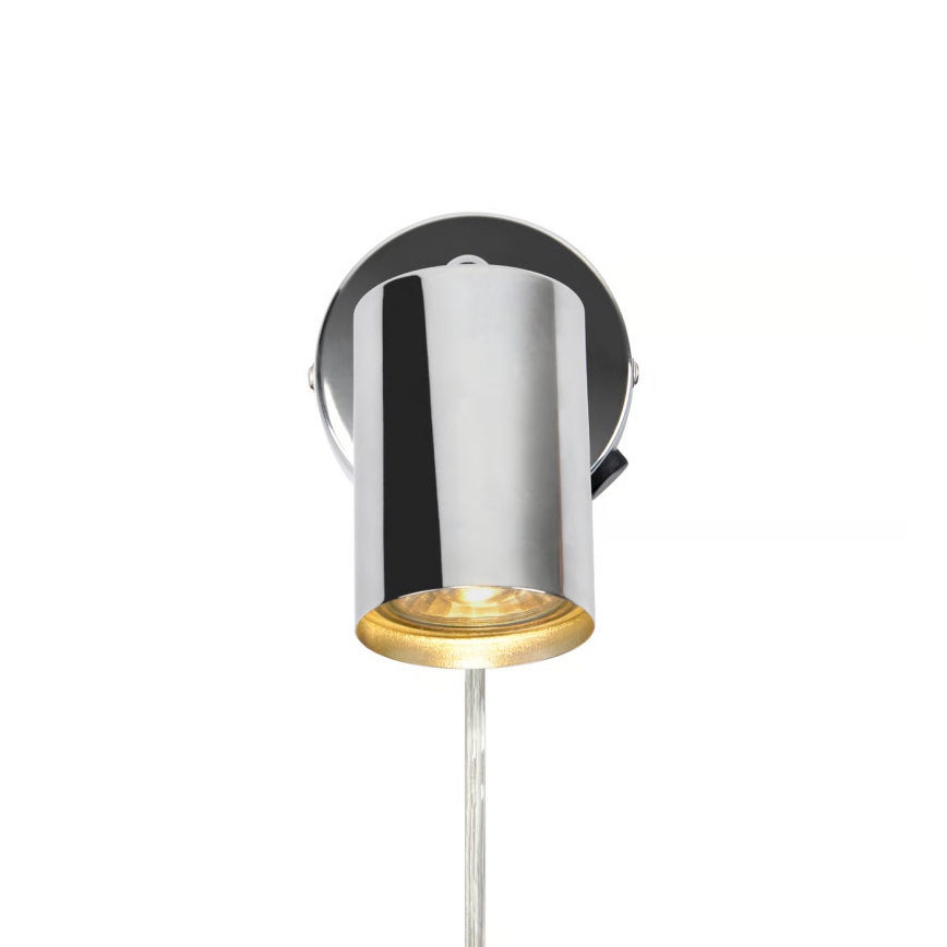 Nordlux - Väggspotlight EXPLORE 1xGU10/7W/230V skinande krom