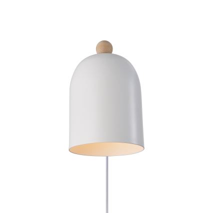 Nordlux - Väggspotlight GASTON 1xE27/15W/230V vit