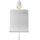 Nordlux - Väggspotlight med hylla och USB ROOMI 1xGU10/8W/230V vit