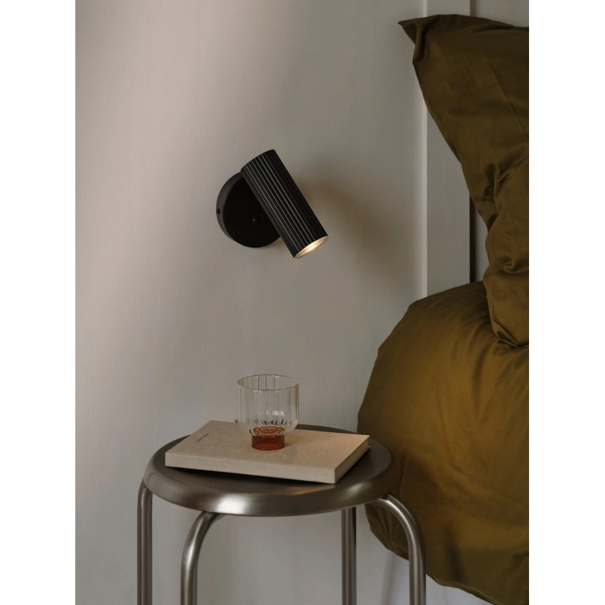 Nordlux - VICO väggspot 1xGU10/5W/230V svart