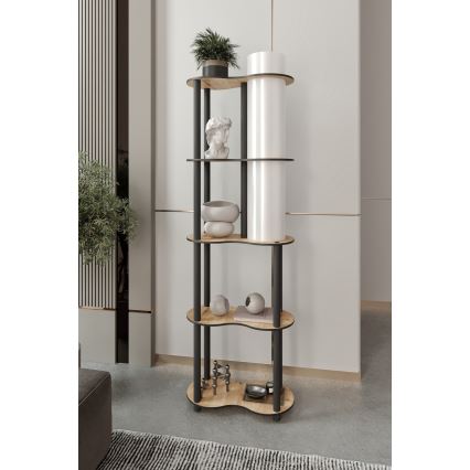 NOTO golvlampa med hyllor 1xE27/40W/230V beige/svart