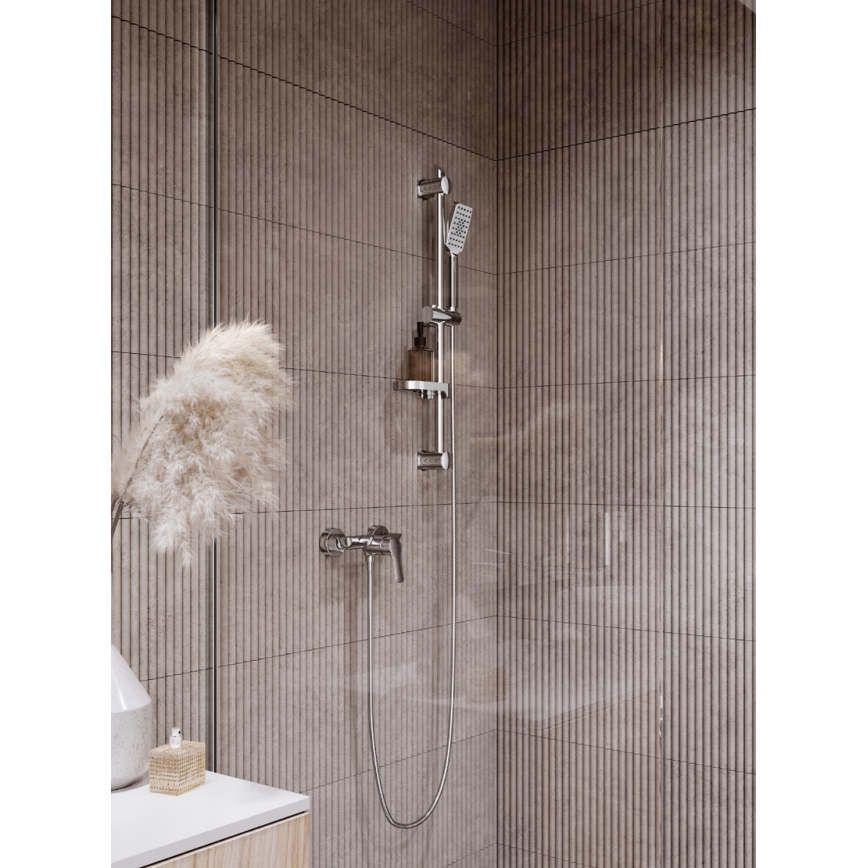 Novaservis - Dusch set skinande krom