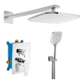 Novaservis - Duschset med dold kran METALIA ECO skinande krom