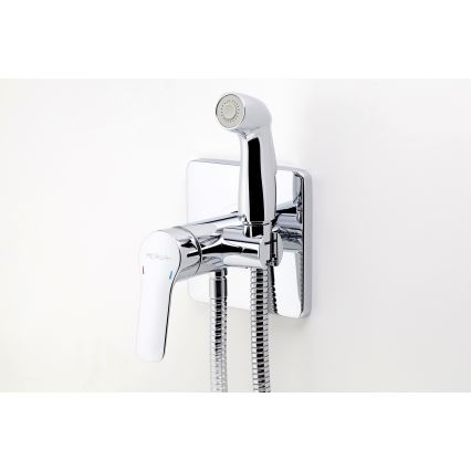 Novaservis-Kran till bidé med spruta för dold installation METALIA skinande krom