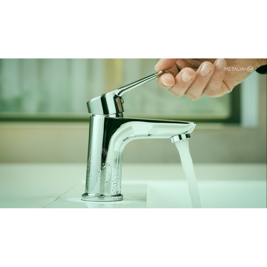 Novaservis - Kran till handfat METALIA 13,2 cm skinande krom