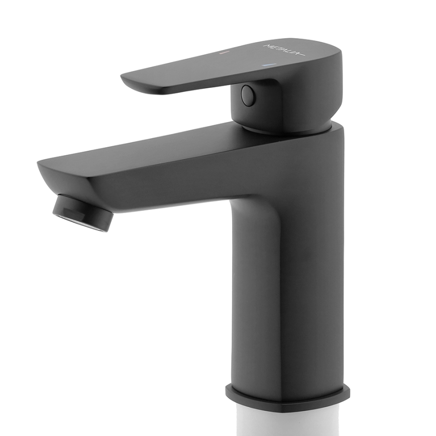 Novaservis - Kran till handfat METALIA ECO 15,2 cm matt svart