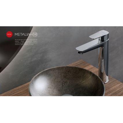 Novaservis - Kran till handfat METALIA ECO 25,7 cm skinande krom