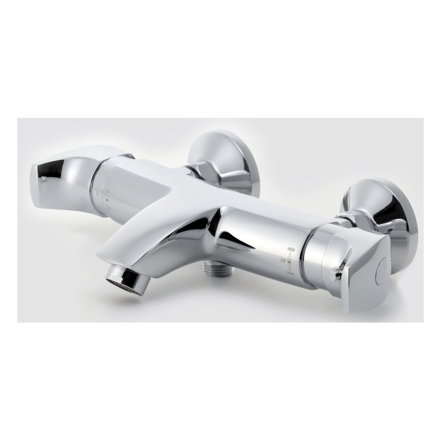 Novaservis - Termostatisk badkarsblandare METALIA blank krom