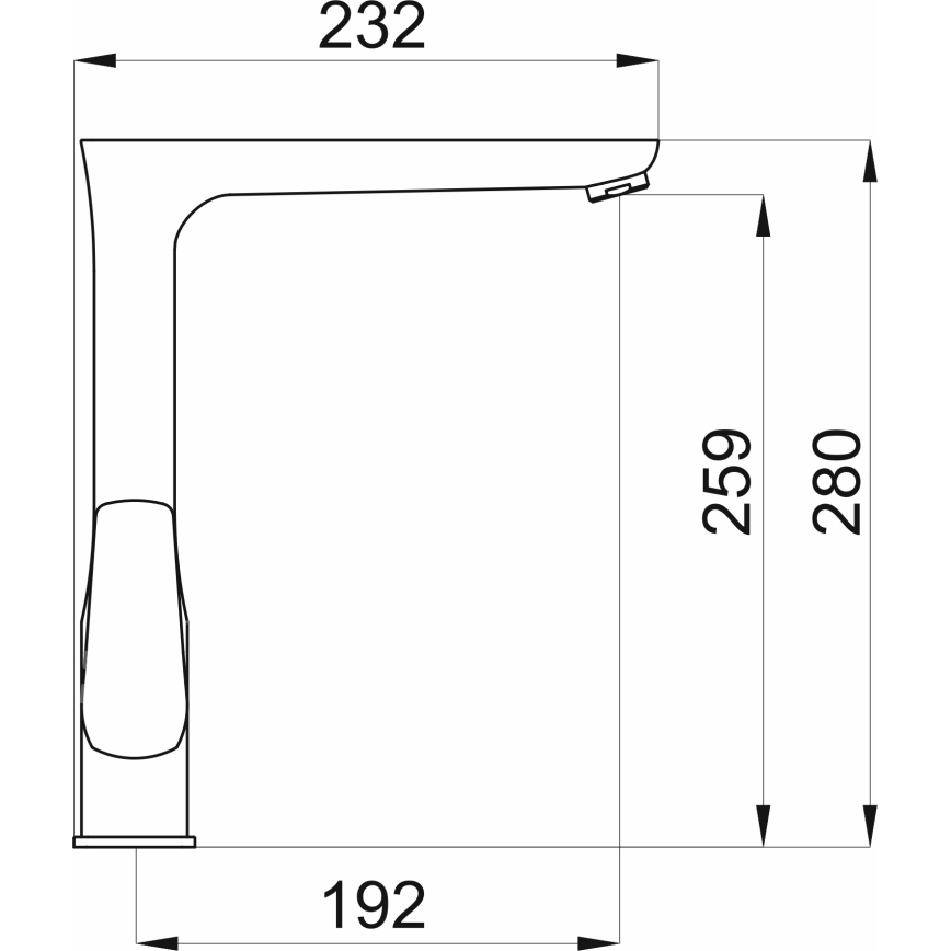 Novaservis - Vaskkran METALIA matt svart