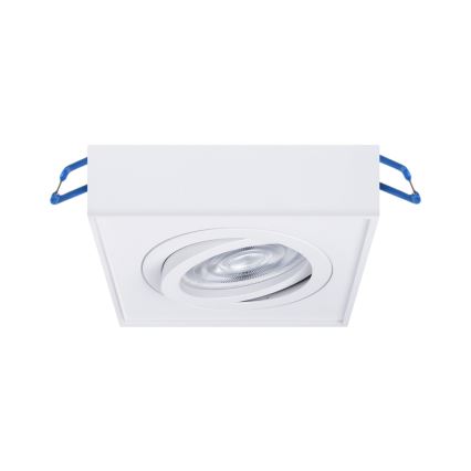 Infälld spotlight NUSA 1xGU5,3/MR16/50W/12V fyrkantig vit