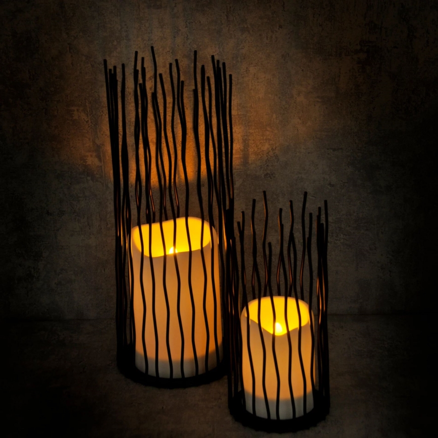 LED Utomhus dekorationslampa NYBORG LED/2xAA 35 cm IP44 varmvit