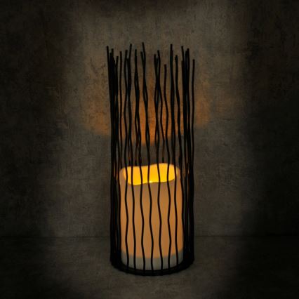 LED Utomhus dekorationslampa NYBORG LED/2xAA 35 cm IP44 varmvit