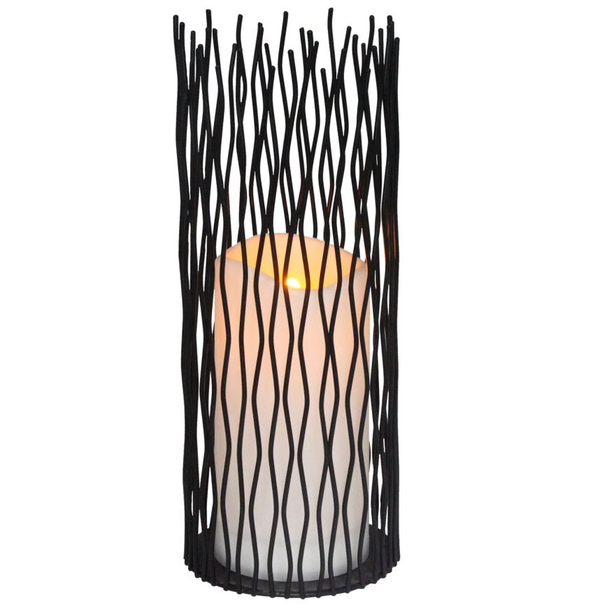 LED Utomhus dekorationslampa NYBORG LED/2xAA 35 cm IP44 varmvit