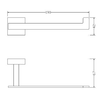 OMNIRES 8151BCR - Toalettpappershållare LIFT skinande krom