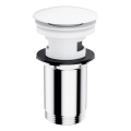 OMNIRES A706BM - Tvättställsventil CLICK-CLACK Ø 6,6 cm matt vit