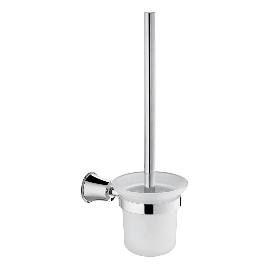 OMNIRES AL53620CR - Toaletborste med vägghängare ART LINE skinande krom