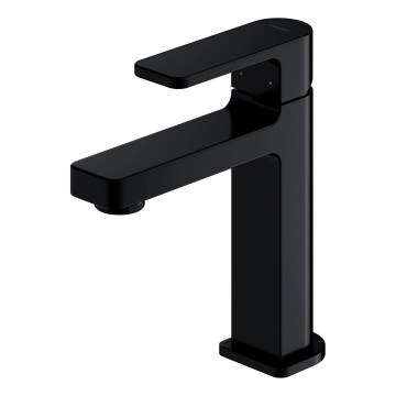 OMNIRES BA7810BL - Tvättställsblandare BARETTI 17 cm matt svart