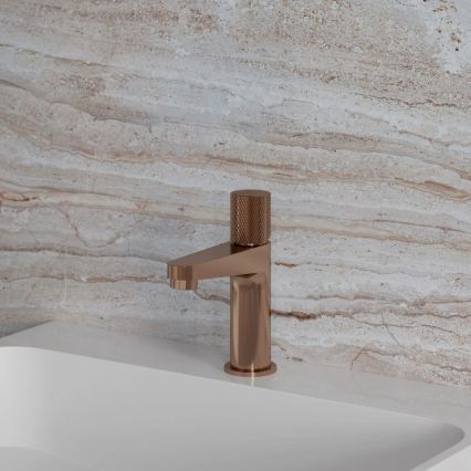 OMNIRES CT8010CPB - Tvättställsblandare CONTOUR 16,6 cm borstad koppar