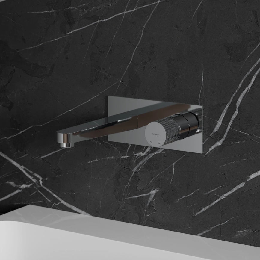 OMNIRES CT8015CR - Tvättställsblandare för infällnad CONTOUR blank krom