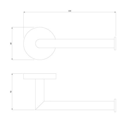 OMNIRES MP60510CR - Toalettpappershållare MODERN PROJECT skinande krom
