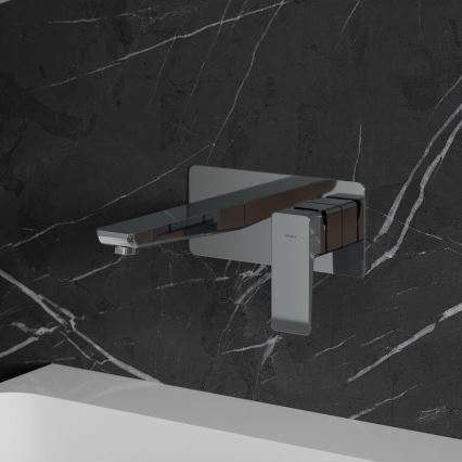 OMNIRES PM7415CR - Tvättställsblandare för infällnad PARMA blank krom