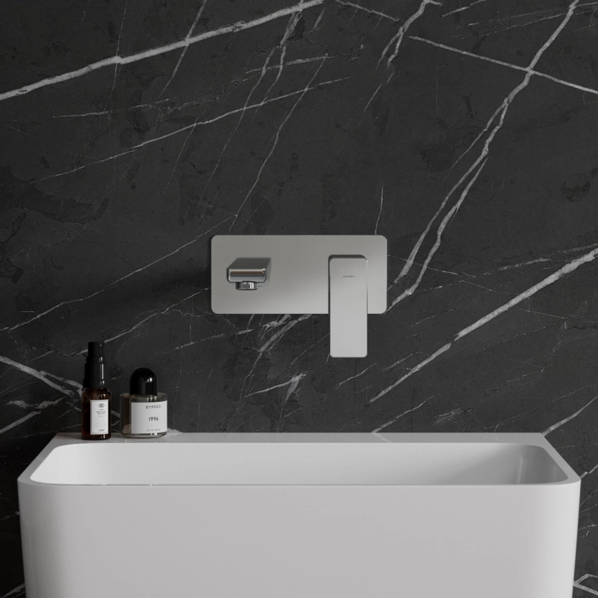 OMNIRES PM7415CR - Tvättställsblandare för infällnad PARMA blank krom