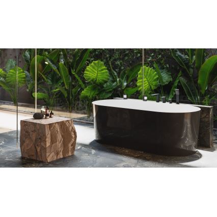 OMNIRES PM7432BL - Kran till badkar 4-hål PARMA matt svart