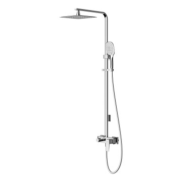 OMNIRES PM7444CR - Duschset med PARMA-batteri i blank krom