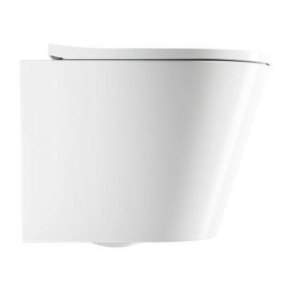 OMNIRES TAMPAMWBP - Vägghängt WC med SoftClose-sits TAMPA, keramik/blank vit