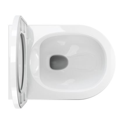 OMNIRES TAMPAMWBP - Vägghängt WC med SoftClose-sits TAMPA, keramik/blank vit