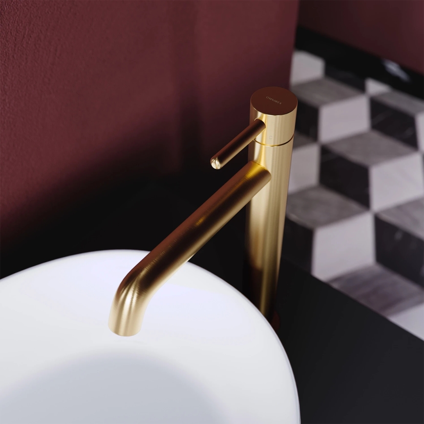 OMNIRES Y1212GLB - Kran till handfat Y 30,8 cm mark guld