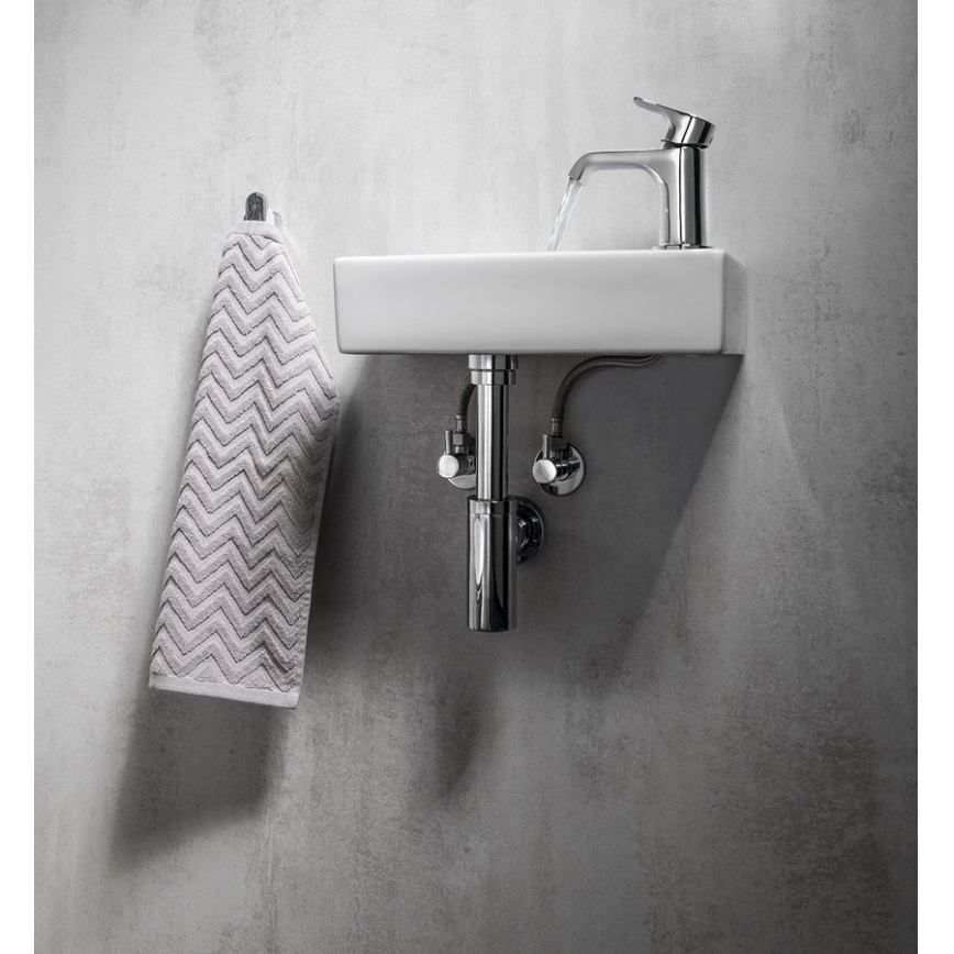 Omp tea - Vattenlås för tvättställ TEA MINITOTI, blankpolerad krom