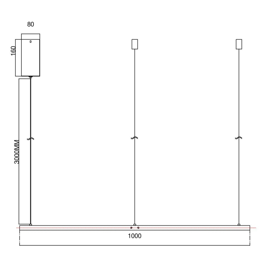 Ondaluce - Dimbar LED-ljuskrona på vajer SOEL LED/47W/230V Ø 100 cm i guld