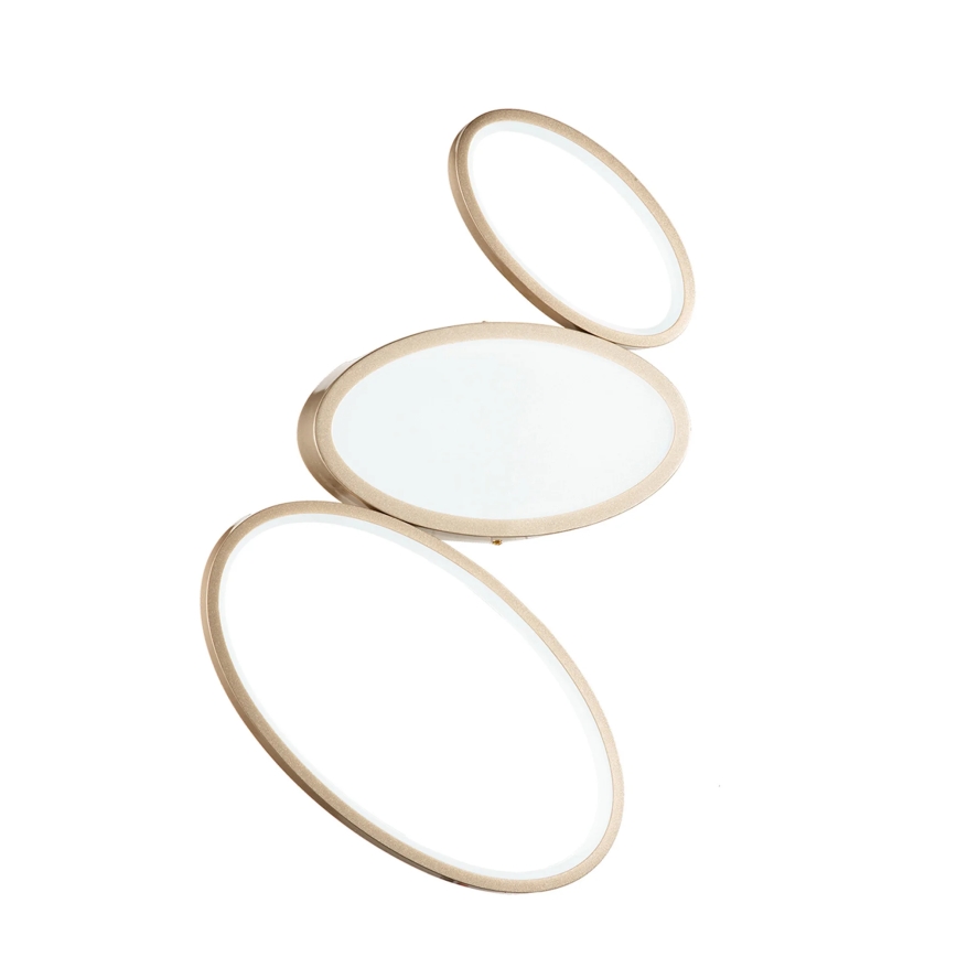 Ondaluce - dimbar LED-taklampa RICE LED/25W/230V 38x63 cm guldig