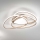 Ondaluce - dimbar LED-taklampa ROSE LED/60W/230V 50x54 cm, guld