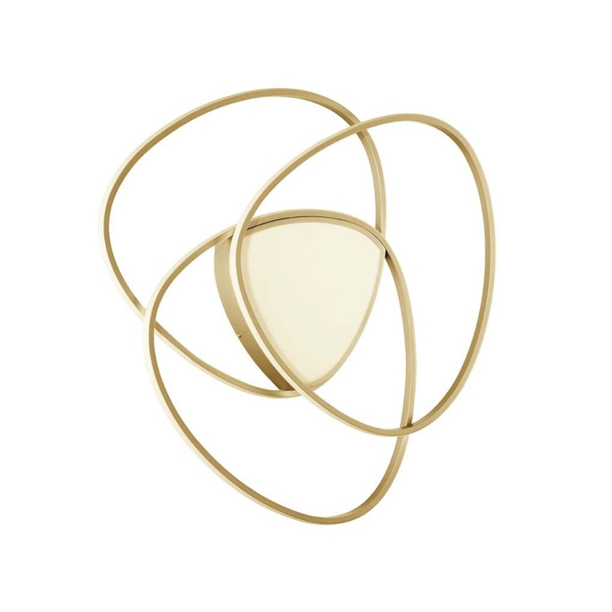 Ondaluce - dimbar LED-taklampa ROSE LED/60W/230V 50x54 cm, guld