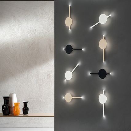 Ondaluce - Dimbar LED-väggarmatur JAMES LED/16W/230V, vit