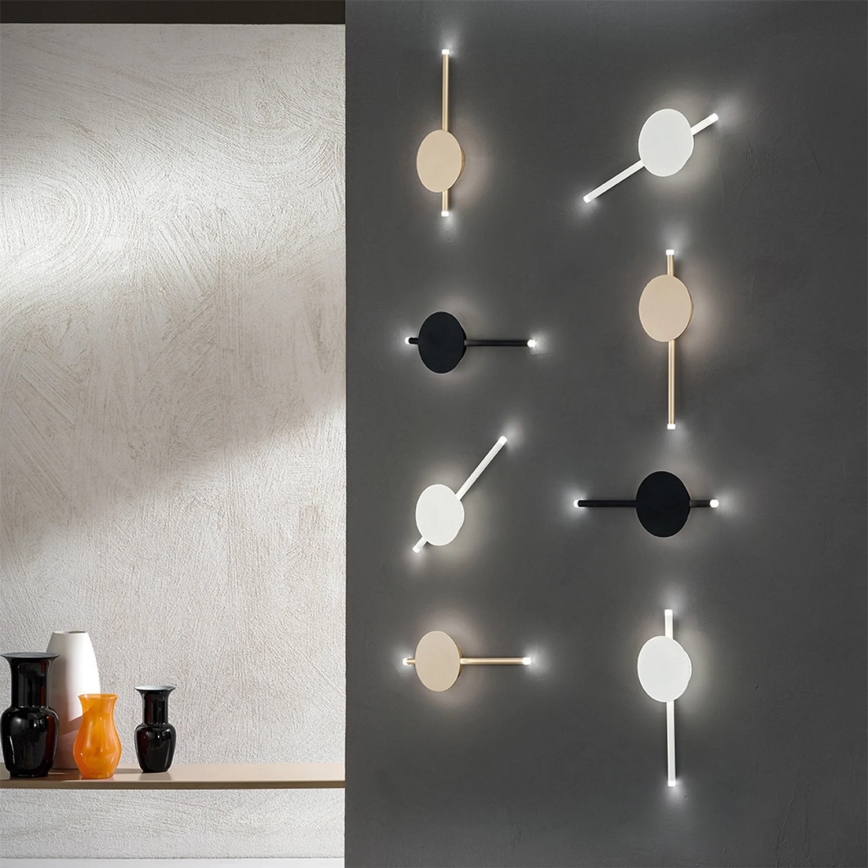 Ondaluce - Dimbar väggarmatur JAMES LED/16W/230V svart