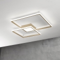 Ondaluce - Dimbart LED-takarmatur DOWEL LED/46W/230V 55x55 cm guld