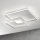 Ondaluce - Dimbart LED-takarmatur DOWEL LED/60W/230V 75x75 cm silver